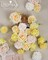 Artificial Flower Combo Flowers Exquisite Yellow Flower Box Set